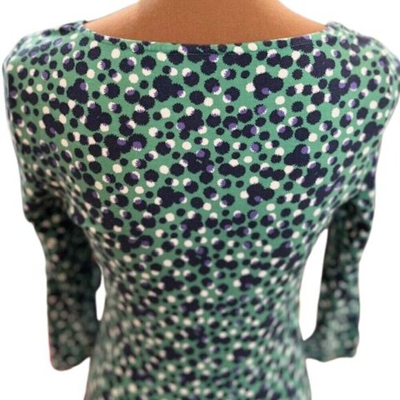 Boden Long Sleeve Poppies T-Shirt in Green – Size 4 - Picture 5 of 8